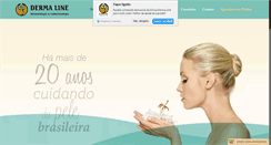 Desktop Screenshot of dermaline.com.br