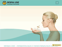 Tablet Screenshot of dermaline.com.br