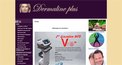 Desktop Screenshot of dermaline.ro
